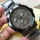 Burberry The City Grey Dial Gunmetal Grey Steel Strap Watch for Men - BU9381 Authentic Buy Shop Now