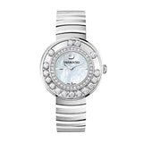 Swarovski Lovely Crystal Mother of Pearl Dial Silver Steel Strap Watch for Women - 1160307 Authentic Buy Shop Now