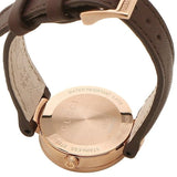 Gucci G Interlocking Mother of Pearl Dial Brown Leather Strap Watch For Women - YA133516 Authentic Buy Shop Now
