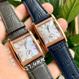 Movado Heritage Mother of Pearl White Dial Black Leather Strap Watch For Women - 3650050 Authentic Buy Shop Now