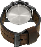 Fossil Nate Chronograph Brown Dial Brown Leather Strap Watch for Men - JR1487 Authentic Buy Shop Now