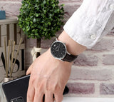 Emporio Armani Renato Quartz Black Dial Brown Leather Strap Watch For Men - AR11187 Authentic Buy Shop Now
