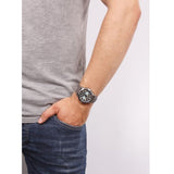 Fossil Grant Chronograph Gunmetal Grey Dial Grey Leather Strap Watch for Men - FS5183 Authentic Buy Shop Now