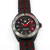Tag Heuer Formula 1 Senna Special Edition Black Dial Two Tone Rubber Strap Watch for Men - WAZ1014.FT8027 Authentic Buy Shop Now