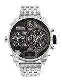 Diesel Mr Daddy 1.0 Black Dial Stainless Steel Stainless Watch For Men - DZ7221 Authentic Buy Shop Now