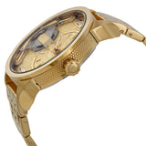 Diesel Mini Daddy Gold Dial Gold Steel Strap Watch For Men - DZ7306 Authentic Buy Shop Now