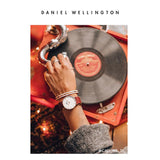 Daniel Wellington Roselyn 3A Petite White Dial Red NATO Strap Watch For Women - DW00100293 Authentic Buy Shop Now