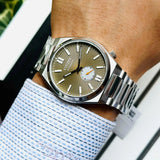 Citizen Tsuyosa Automatic Titanium Yellow Dial Silver Steel Strap Watch For Men - NK5010-51X Authentic Buy Shop Now