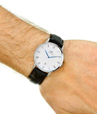 Daniel Wellington Dapper Sheffield White Dial Black Leather Strap Watch For Men - DW00100088 Authentic Buy Shop Now