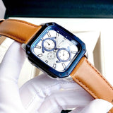Fossil Inscription Multifunction Silver Dial Brown Leather Strap Watch for Men - BQ2658 Authentic Buy Shop Now