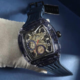 Guess Phoenix Chronograph Black Dial Black Rubber Strap Watch for Men - GW0499G1 Authentic Buy Shop Now