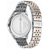 Lacoste Vienna Blue Dial Two Tone Steel Strap Watch for Men - 2011048 Authentic Buy Shop Now