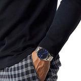 Lacoste Vienna Blue Dial Two Tone Steel Strap Watch for Men - 2011048 Authentic Buy Shop Now