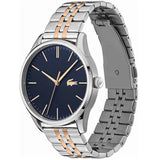Lacoste Vienna Blue Dial Two Tone Steel Strap Watch for Men - 2011048 Authentic Buy Shop Now