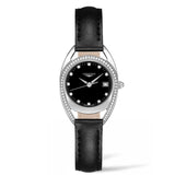 Longines Equestrian Arche Quartz Diamond Black Dial Watch for Women - L6.136.0.57.0 Authentic Buy Shop Now