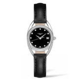 Longines Equestrian Arche Quartz Diamond Black Dial Watch for Women - L6.136.0.57.0 Authentic Buy Shop Now