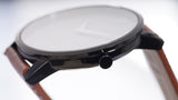 Movado Museum Classic Black Dial Brown Leather Strap Watch for Men - 0607198 Authentic Buy Shop Now