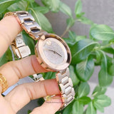 Movado Bold Crystal Pave Rose Gold Dial Rose Gold Steel Strap Watch For Women - 3600493 Authentic Buy Shop Now