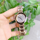 Movado Bold Crystal Pave Rose Gold Dial Rose Gold Steel Strap Watch For Women - 3600493 Authentic Buy Shop Now