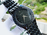 Bulova Crystal Collection Phantom Black Dial Black Steel Strap Watch for Men - 98A240 Authentic Buy Shop Now