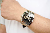 Guess Phoenix Multifunction Black Dial Brown Leather Strap Watch for Men - GW0202G3 Authentic Buy Shop Now