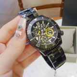 Guess Axel Multifunction Black Dial Black Steel Strap Watch For Men - GW0488G3 Authentic Buy Shop Now