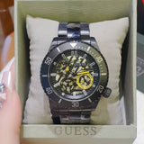 Guess Axel Multifunction Black Dial Black Steel Strap Watch For Men - GW0488G3 Authentic Buy Shop Now