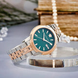 Versace V-Urban Green Dial Two Tone Steel Strap Watch for Men - VELQ00619 Authentic Buy Shop Now