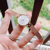 Calvin Klein Authentic Silver Dial Rose Gold Mesh Bracelet Watch for Women - K8G23626 Authentic Buy Shop Now