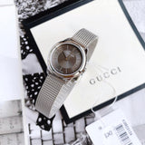 Calvin Klein Minimal Grey Dial Silver Mesh Bracelet Watch for Women - K3M23124 Authentic Buy Shop Now