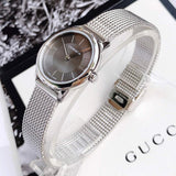 Calvin Klein Minimal Grey Dial Silver Mesh Bracelet Watch for Women - K3M23124 Authentic Buy Shop Now