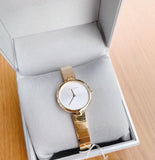 Calvin Klein Authentic Silver Dial Gold Steel Strap Watch for Women - K8G23546 Authentic Buy Shop Now