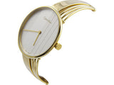 Calvin Klein Drift Silver Dial Gold Steel Strap Watch for Women - K6S2N516 Authentic Buy Shop Now