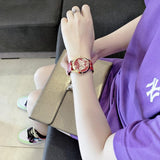 Gucci G Timeless Quartz Red Dial Red Leather Strap Watch For Women - YA1264054 Authentic Buy Shop Now