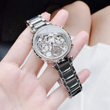 Guess Solstice Diamonds Silver Dial Silver Steel Strap Watch for Women - GW0403L1 Authentic Buy Shop Now