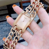 Guess Mod Heavy Metal Rose Gold Dial Rose Gold Steel Strap Watch For Women - W1117L3 Authentic Buy Shop Now