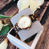Michael Kors Delray Gold Dial Two Tone Steel Strap Watch for Women - MK4314 Authentic Buy Shop Now