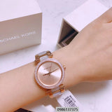Michael Kors Delray Rose Gold Dial Two Tone Steel Strap Watch for Women - MK4319 Authentic Buy Shop Now