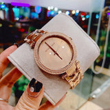 Michael Kors Parker Rose Gold Dial with Diamonds Rose Gold Steel Strap Watch for Women - MK6426 Authentic Buy Shop Now