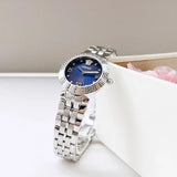 Versace Daphnis Analog Blue Dial Silver Steel Strap Watch for Women - VEOCA0124 Authentic Buy Shop Now