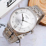 Tissot Chemin Des Tourelles Powermatic 80 Diamonds Silver Dial Silver Steel Strap Watch for Men - T099.407.11.033.00 Authentic Buy Shop Now