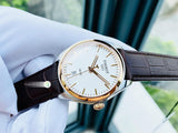 Tissot T Classic PR 100 Quartz White Dial Brown Leather Strap Watch for Men - T101.410.26.031.00 Authentic Buy Shop Now