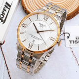 Tissot Chemin des Tourelles Powermatic 80 Helvetic Pride Silver Dial Two Tone Steel Strap Watch for Men - T099.407.22.038.01 Authentic Buy Shop Now
