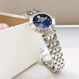 Versace Daphnis Analog Blue Dial Silver Steel Strap Watch for Women - VEOCA0124 Authentic Buy Shop Now