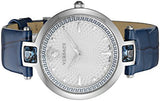 Versace Olympo Gleam White Dial Green Leather Strap Watch for Women - VAN020016 Authentic Buy Shop Now