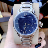 Burberry The Classic Blue Dial Silver Steel Strap Watch for Men - BU10007 Authentic Buy Shop Now