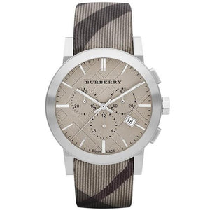 Burberry The City Smoked Brown Dial Brown Leather Strap Watch for Men - BU9361 Authentic Buy Shop Now