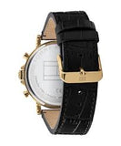 Tommy Hilfiger Daniel Black Dial Black Leather Strap Watch for Men - 1710417 Authentic Buy Shop Now