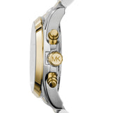 Michael Kors Bradshaw Blue Dial Two Tone Steel Strap Watch for Women - MK5976 Authentic Buy Shop Now