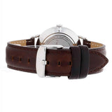 Daniel Wellington Dapper Bristol White Dial Brown Leather Strap Watch For Women - DW00100090 Authentic Buy Shop Now
